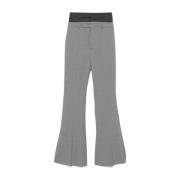 Sportmax Vida Byxor Lince 016 Gray, Dam