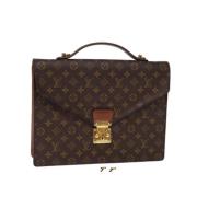 Louis Vuitton Vintage Pre-owned Canvas louis-vuitton-vskor Brown, Dam