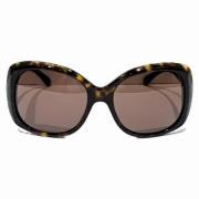 Chanel Vintage Pre-owned Plast solglasgon Brown, Dam