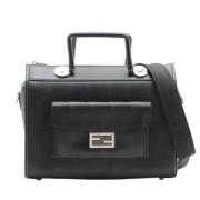 Fendi Vintage Pre-owned Laeder fendi-vskor Black, Dam