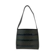 Celine Vintage Pre-owned Canvas axelremsvskor Black, Dam