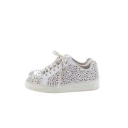 Alaïa Pre-owned Pre-owned Laeder sneakers White, Dam