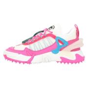 Off White Laeder sneakers Pink, Dam