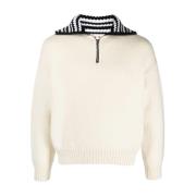 Marni Stilren Turtleneck Sweater Beige, Herr