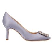 Manolo Blahnik Tyg klackskor Purple, Dam