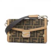 Fendi Vintage Pre-owned Canvas fendi-vskor Brown, Dam