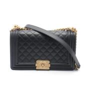 Chanel Vintage Pre-owned Tyg chanel-vskor Black, Dam