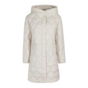 Woolrich Klassisk Parka Jacka för Utomhusäventyr Beige, Dam