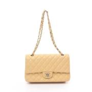 Chanel Vintage Pre-owned Tyg chanel-vskor Beige, Dam