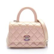 Chanel Vintage Pre-owned Tyg chanel-vskor Pink, Dam