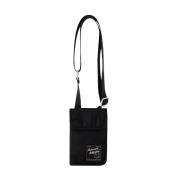 Maison Kitsuné Nylon crossbodyvskor Black, Dam