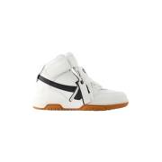 Off White Laeder sneakers White, Dam