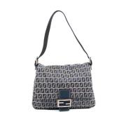 Fendi Vintage Pre-owned Canvas fendi-vskor Blue, Dam