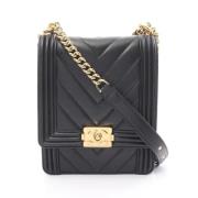 Chanel Vintage Pre-owned Laeder chanel-vskor Black, Dam