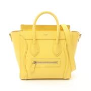 Celine Vintage Pre-owned Laeder celine-vskor Yellow, Dam