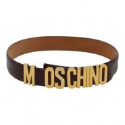 Moschino Pre-Owned Pre-owned Laeder skrp Brown, Dam