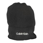 Calvin Klein Svart dammössa med broderad logotyp Black, Dam