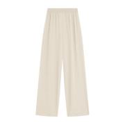 Joseph Silke Crepe Byxor i Havre Beige, Dam