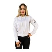 Moschino Stilren Sweatshirt för Modeälskare White, Dam