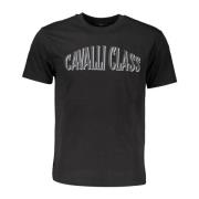 Cavalli Class Kortärmad Herr T-shirt Svart Black, Herr