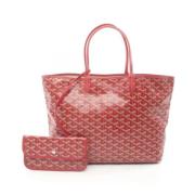 Goyard Vintage Pre-owned Laeder handvskor Red, Dam