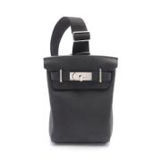 Hermès Vintage Pre-owned Laeder crossbodyvskor Black, Dam