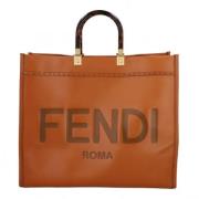 Fendi Vintage Pre-owned Tyg fendi-vskor Brown, Dam