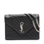 Yves Saint Laurent Vintage Pre-owned Laeder handvskor Black, Dam