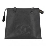 Chanel Vintage Pre-owned Laeder chanel-vskor Black, Dam