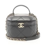 Chanel Vintage Pre-owned Laeder chanel-vskor Black, Dam