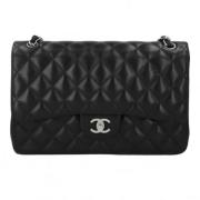 Chanel Vintage Pre-owned Laeder chanel-vskor Black, Dam