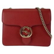 Gucci Vintage Pre-owned Laeder gucci-vskor Red, Dam