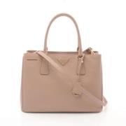 Prada Vintage Pre-owned Tyg prada-vskor Beige, Dam