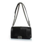 Chanel Vintage Pre-owned Laeder chanel-vskor Black, Dam