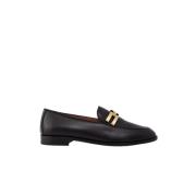 Aquazzura Svarta Brandi Loafers med Guld Detalj Black, Dam