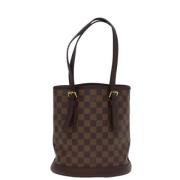 Louis Vuitton Vintage Pre-owned Canvas louis-vuitton-vskor Brown, Dam