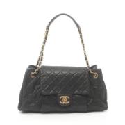 Chanel Vintage Pre-owned Canvas chanel-vskor Black, Dam