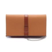 Loewe Pre-owned Pre-owned Tyg crossbodyvskor Brown, Dam