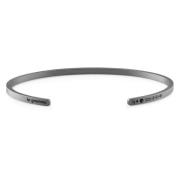 Le Gramme Bandarmband Tillverkat i Frankrike Black, Unisex