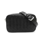 Bottega Veneta Vintage Pre-owned Tyg axelremsvskor Black, Dam