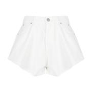 PINKO Jeansshorts för sommardagar White, Dam