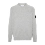 Stone Island Stilig Pullover Sweater Gray, Herr