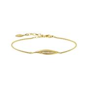 Thomas Sabo Armband Blad guld A1935-414-14-L19V Yellow, Dam