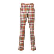 Vivienne Westwood Röda Tartan Ullbyxor Multicolor, Herr