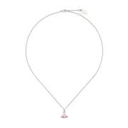 Vivienne Westwood Kristall Orb Hänge Halsband Gray, Dam