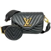 Louis Vuitton Vintage Pre-owned Laeder louis-vuitton-vskor Black, Dam