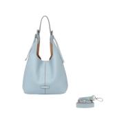 Gianni Chiarini Elsa Array Large Axelväska Blue, Dam