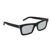 Saint Laurent Elegant Läder Axelväska Black, Unisex