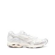 Mizuno Wave Rider Snow White Sko Gray, Herr