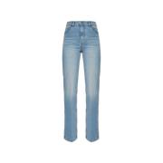 Victoria Beckham Jeans med logotyp Blue, Dam